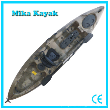 Sea Transparent Kayak Con Pedales Fishing Paddle Bateau avec gouvernail